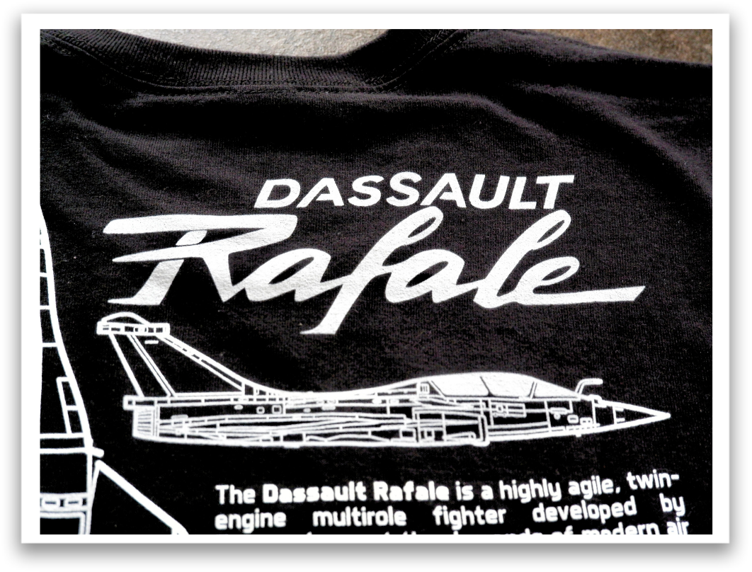 Dassault Rafale Fighter Jet T-Shirt - Technical Airframe Tribute | AeroJoy